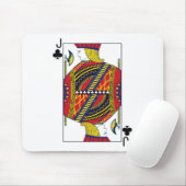 Jack der Clubs Poker Card Spielkarte Blackjack Ca Mousepad (Mit Mouse)