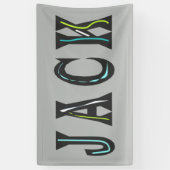 Jack, der Mann ist zurück Banner (Vertikal)