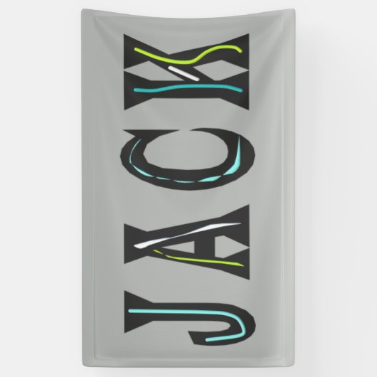 Jack, der Mann ist zurück Banner (Vertikal)