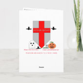 "Jack der Marsche" Hallowe’en Card Karte (Rückseite)