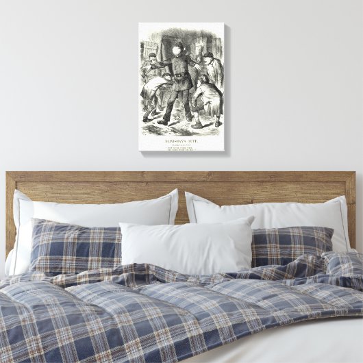 Jack der Rapper - Blinder Mann, 1888 Leinwanddruck (Insitu (Schlafzimmer))