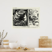 Jack der Rapper - Erkennt einen Fehler, 1888 Poster (Küche)