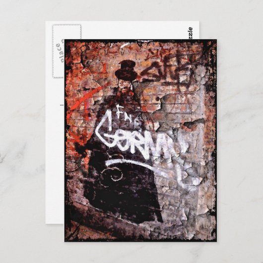 Jack der Ripper Postkarte (Vorne/Hinten)