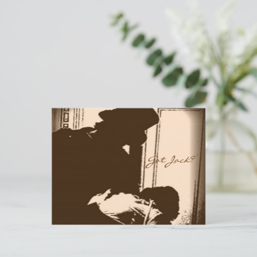 Jack der Ripper-Postkarte Postkarte (Stehend Vorderseite)