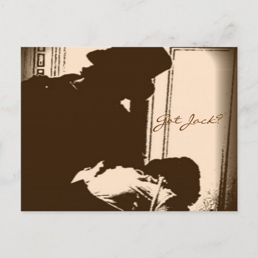 Jack der Ripper-Postkarte Postkarte (Vorderseite)