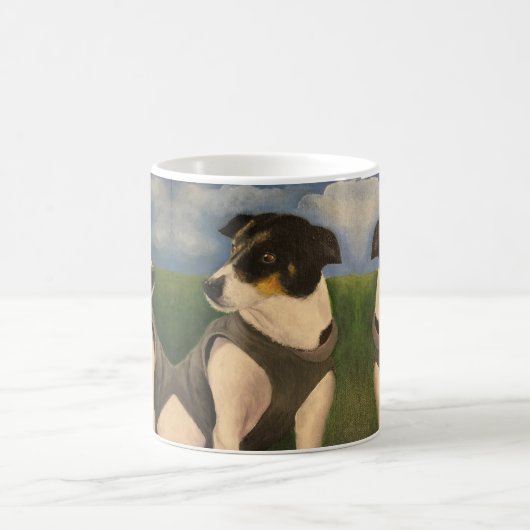 Jack Der schöne Hund Kaffeetasse (Mittel)