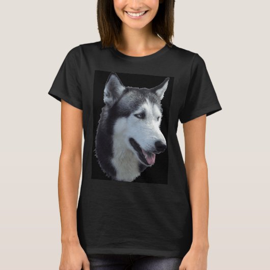 Jack Der sibirische Husky T-Shirt (Vorderseite)