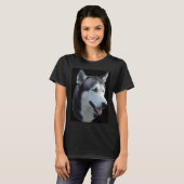 Jack Der sibirische Husky T-Shirt (Vorne ganz)