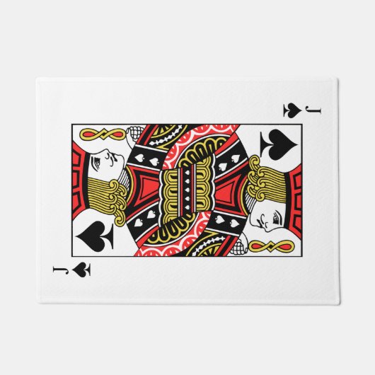 Jack der Spaten Fußmatte (Vorderseite)