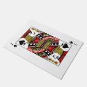 Jack der Spaten Fußmatte (Schrägansicht)