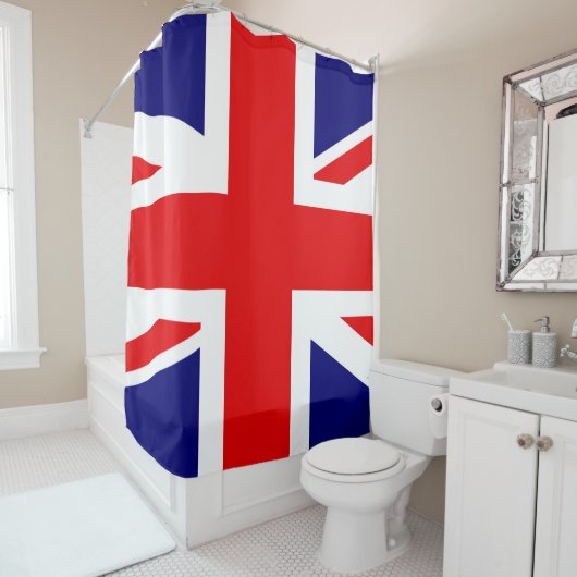 JACK DER UNION - DIE BRITISCHE FLAG DUSCHVORHANG (Beispiel)