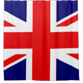 JACK DER UNION - DIE BRITISCHE FLAG DUSCHVORHANG (Vorderseite)