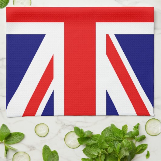 JACK DER UNION - DIE BRITISCHE FLAG GESCHIRRTUCH (Gefaltet)