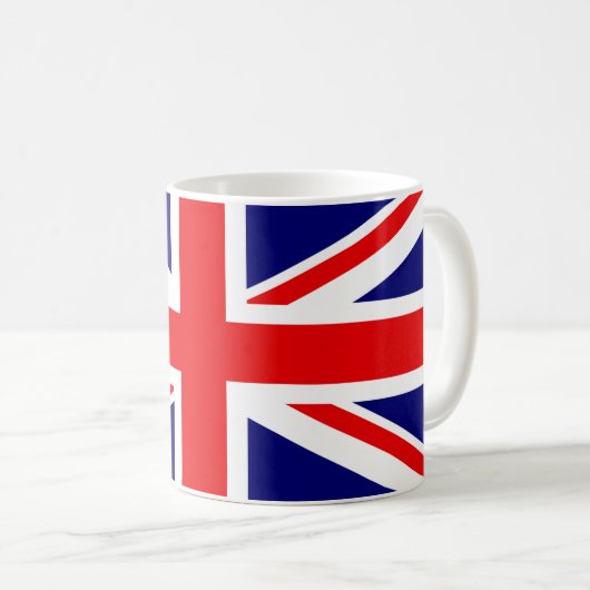 JACK DER UNION - DIE BRITISCHE FLAG KAFFEETASSE (VorderseiteRechts)