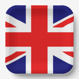 JACK DER UNION - DIE BRITISCHE FLAG PAPPTELLER