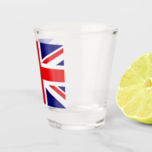 JACK DER UNION - DIE BRITISCHE FLAG SCHNAPSGLAS (Rechts)