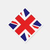 JACK DER UNION - DIE BRITISCHE FLAG SERVIETTE (Ecke)