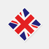JACK DER UNION - DIE BRITISCHE FLAG SERVIETTE (Ecke)