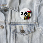 Jack der Vereine, die Karten spielen Button (Beispiel)