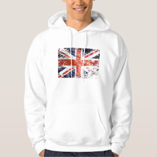 Jack der Vintagen Gewerkschaft, britische Flagge i Hoodie