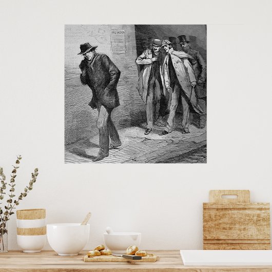 Jack des Ripper The Whitechapel Mörders Poster (Küche)