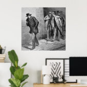 Jack des Ripper The Whitechapel Mörders Poster (Heimbüro)