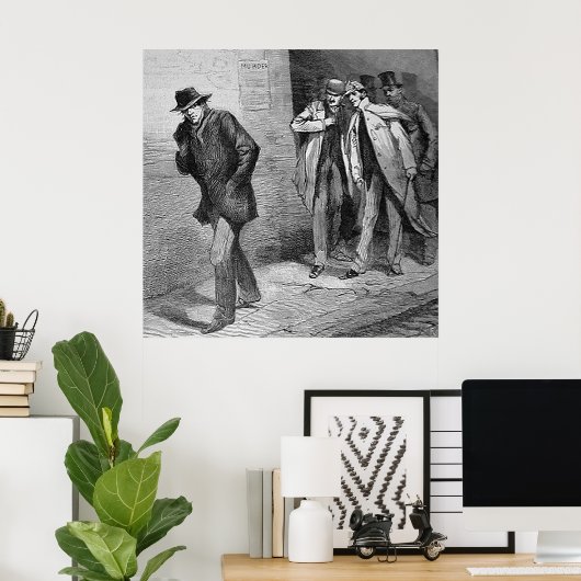 Jack des Ripper The Whitechapel Mörders Poster (Heimbüro)