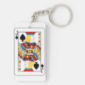 Jack des Schlüsselanhängers Spades Schlüsselanhänger (Rückseite)