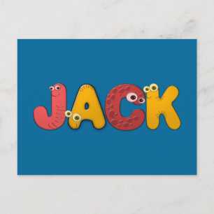Jack des Tieralphabets Postkarte