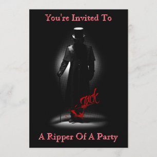 Jack die Trennmaschine-Halloween-Partyeinladung Einladung