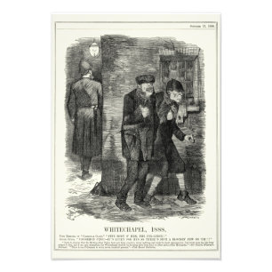 Jack die Trennmaschine - Whitechapel, 1888 Fotodruck