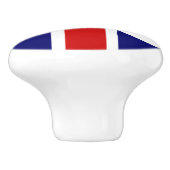 Jack Fahne Tür und Schublade Schubknöpfe der briti Keramikknauf (Seitenansicht)