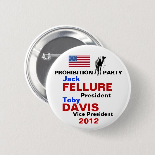 Jack Fellure Verbot-Partyknopf 2012 Button (Vorne & Hinten)