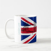 Jack Flag British Tower Bridge Union Kaffeetasse (Links)