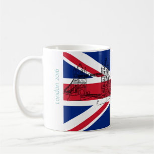 Jack Flag British Tower Bridge Union Kaffeetasse