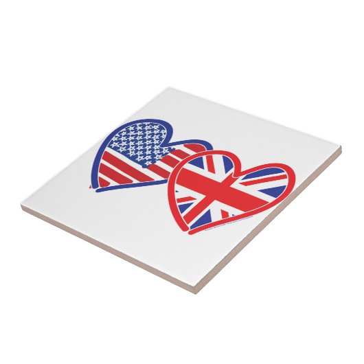 Jack-Flag-Hörer der American Flag Union Fliese (Seite)