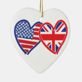 Jack-Flag-Hörer der American Flag Union Keramikornament (Rechts)