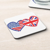 Jack-Flag-Hörer der American Flag Union Untersetzer (Linke Seite)