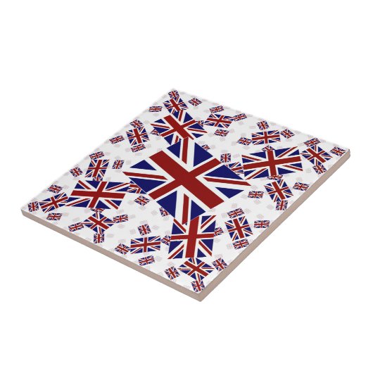 Jack Flag in Layers Askew Fliese (Seite)