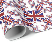 Jack Flag in Layers Askew Geschenkpapier (Rolleneckpunkt)