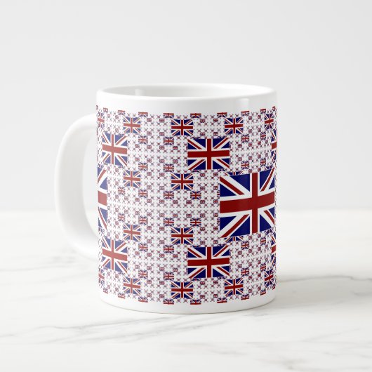 Jack Flag in Layers Jumbo-Tasse (Vorderseite Links)