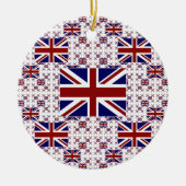 Jack Flag in Layers Keramik Ornament (Vorne)