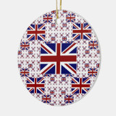 Jack Flag in Layers Keramik Ornament (Links)