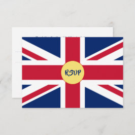 Jack Flag Patriotic Wedding RSVP Car