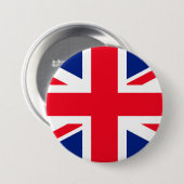 Jack Flag Vereinigtes Königreich Button (Vorne & Hinten)