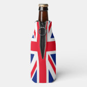 Jack Flag Vereinigtes Königreich Flaschenkühler (Flasche Rückseite)