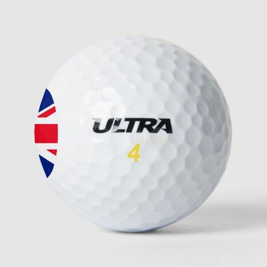 Jack Flag Vereinigtes Königreich Golfball (Logo)