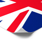 Jack Flag Vereinigtes Königreich Poster (Ecke)