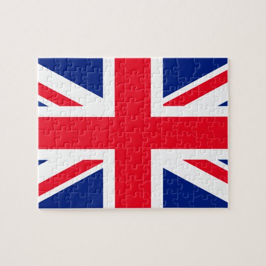 Jack Flag Vereinigtes Königreich Puzzle (Horizontal)