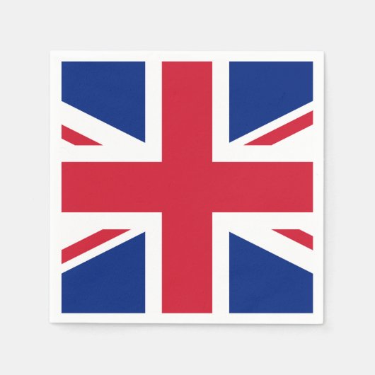 Jack Flag Vereinigtes Königreich Serviette (Vorderseite)